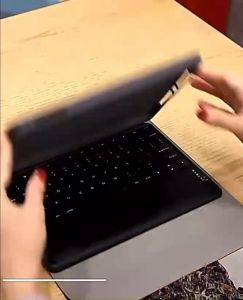 Samsung Tab S7 Plus 5G T970 T975 Book Cover Keyboard Plus Touchpad Wireless
