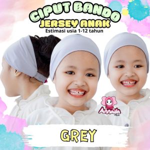 Ciput anak bando jersey ciput anak bandana anak 1-12 tahun