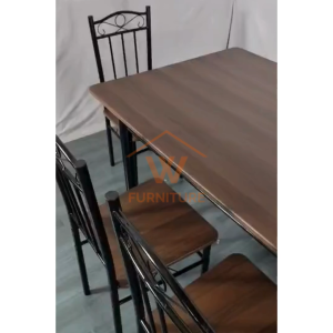 Wfurniture Dining Set 1+6 Dining Table Dining Chair Set Modern Stylish Cafe Set Meja Makan Meja Kafe
