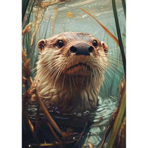 Oil Painting By Numbers Cute Pet Animal DIY Number Drawing Canvas Pictures By Numbers Home Decor Large Size