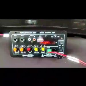 D10 D10-II D10C Amplifier Karaoke Power Stereo Audio Papan Board Micphone Bluetooth USB Radio TF DIY Subwoofer Bass Audio Karaoke FM Papan Untuk 8-12 Inci Speaker