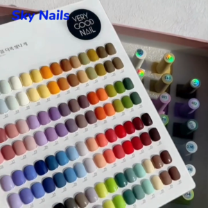 VERY GOOD NAIL 60 สี ชุดทาเล็บเจล สีอิ่มตัว ติดง่าย แถมฟรีชาร์ทสี+เบสโค้ท+ท็อปโค้ต พร้อมส่งทันที