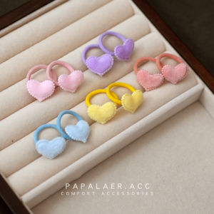 Princess Style Hair Ties And Hair Clips for Girls Baby Hair Accessories Non-Damaging Small Elastic Bands And Hair Rings