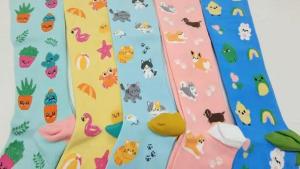 Vớ nén nữ mới hình thực vật động vật tất co dãn tất đi xe đạp chạy tập thể dục phù hợp cho tất cả các mùa