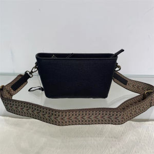 2024 New Style Womens Shoulder Bag Wide Strap Colorful Crossbody Small Leather Bag Korean Style Casual Fashion Accessory