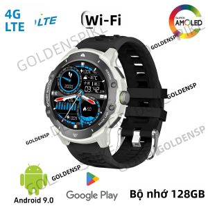 Đồng Hồ Thông Minh 4G Có Khe Cắm SIM Bộ Nhớ 16GB+256GB Màn Hình AMOLED 1.43 Camera 200W GPS Wifi Hệ Điều Hành Android Dành Cho Nam Và Nữ