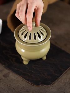 Lư điện xông trầm đỉnh gốm NHIỆT ĐỘ CAO từ 60-520 độ có hẹn giờ dùng để xông trầm hương trầm bột trầm miếng tinh dầu