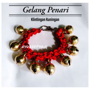 Gelang kaki gelang penari klintingan krincingan tangan lonceng kuningan tari jaranan anak gelang jaran kepang dewasa barongan seni remo