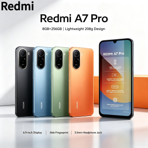 Redmi | 2026 New Xiaomi Redmi A7Pro 8 GB RAM 256 GB ROM 6.9 FHD+ Helio G85 Gaming Smartphone Dual 5G VoLTE 5000mAh Dual Rear Camera