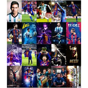 Modern Minimalist Messi Poster Football World Cup Star Wall Photo Wallpaper Bedroom Dormitory Background Wall Decal