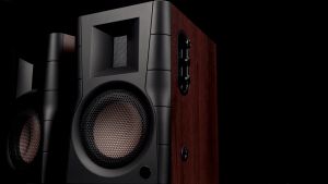 Swan D200 Active Bookshelf Speaker 5" RMS 260W Stand/Desk