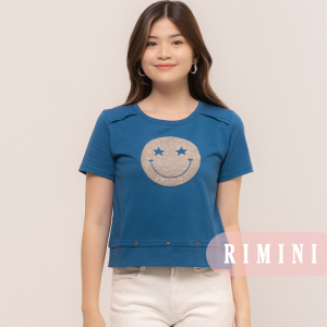 RIMINI - Bluss Berlengan - Welia Smile Embroidery Top - CC30374-1