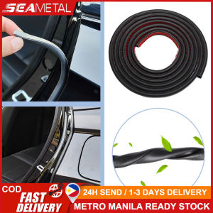 SEAMETAL 1.2 Meter Car Door Edge Weatherstrip C Pillar Rubber Sealing Noise Windproof Strip for Car SUV MVP Truck