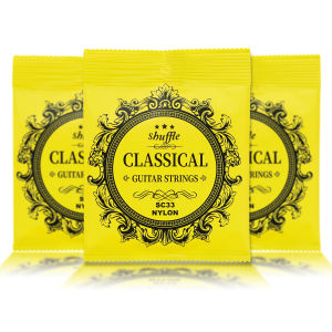IRIN | SHUFFLE Classical Guitar Strings Nylon Core Silver Plated Copper PU Coating Classic Guitar Strings Musical Instrument Accessorie