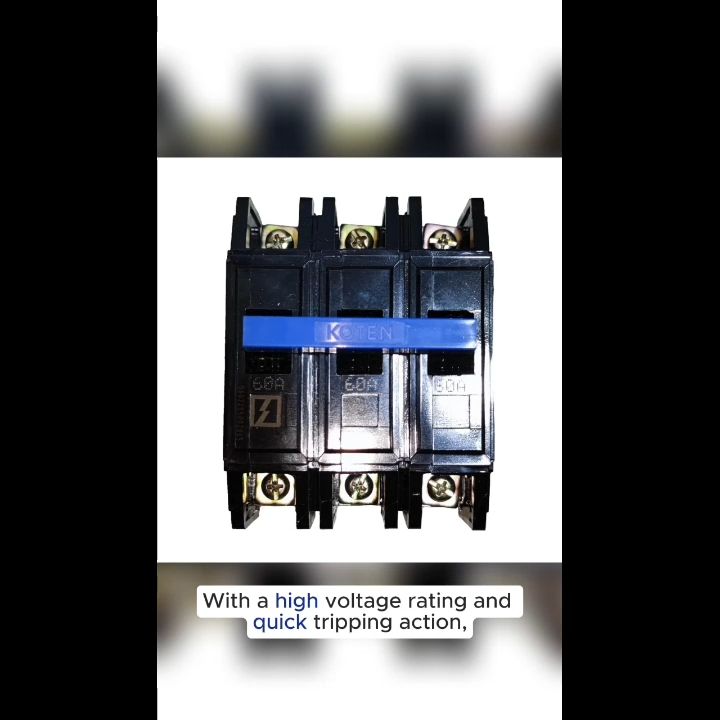 60A Circuit Breaker Bolt On 3 Phase 3 Pole ( Koten), 60A Circuit Breaker Bolt on 3 Pole 220V 10KAIC