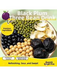 Health Nourishing Tea With Prunus Mume And Beans