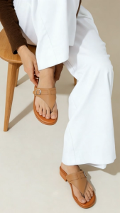 Otto 20801062 Lillian Woman Buckle Genuine Leather Sandals