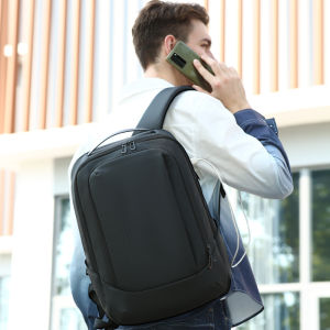 Fenruien Mens backpack Fits 15.6 laptops business trip short-distance travel luggage can be expanded large-capacity computer bag multi-functional school bag (combination lock included) - Lazada