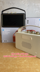 ( LOA XỊN ) Loa Bluetooth M10 / M600 / M10 PRO Loa Bluetooth Nghe Chill Phong Cách Cổ Điển - Pin Trâu - Phù Hợp Picnic Dã Ngoại