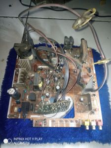 MESIN TV SHARP PICCOLO SLIM 21 IN TIPE CRT 6229 NON EW UNIT NORMAL SUDAH LULUS TES TINGGAL PASANG SAJA