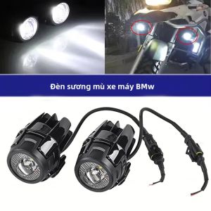 Bộ Đèn Sương Mù Phụ Trợ Đa Năng 40W 6000K Dành Cho Xe Máy BMW R1200GS F800GS F700GS F650 K1600 - Bộ Đèn Pha