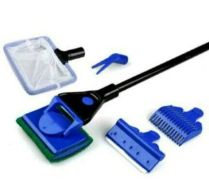 5 in 1 Glass Fish Tank Aquarium Glass Brush Cleaning