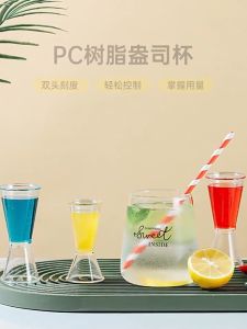 Gelas JIGGER Cup 10/20 ( TAKARAN 10/20 ) / MEASURING CUP ( JIGGER ACRYLIC 10/20 ) / JIGGER Gelas Takar / Jigger Gelas Takaran Kecil / Sloki Takaran X05