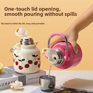 Students Dual-use Large Capacity Stainless Steel Cup