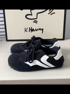 Womens Low Cut Sneakers - Comfortable Flat Design