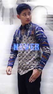 Kemeja Batik Pria Vatabatik Slimfit Premium VATA1122AD
