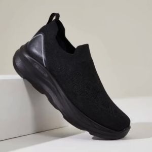 Desai Mens 2026 Slip-on Sneakers Knitted Sock Shoes Sporty Comfortable Walking Shoes for Daily Travel