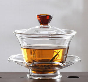Heat Resistant Glass Tea Bowl Gaiwan for Gongfu Tea Accessories