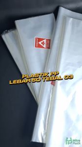 Plastik PP Lebar 50 Tebal 03 50x60 50x70 50x80 50x100 Kantong Plastik Bening Transparan