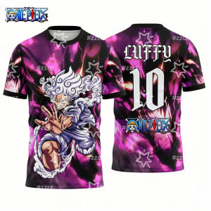 Bandai | 2026 One Piece Graphic T-shirt Japanese Anime Football Jerseys Sports Dry Quickly Mens T-Shirt Childrens Clothing Tee Woman