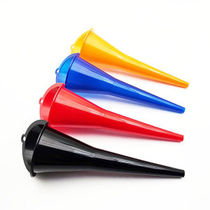 Yolanda【มีสินค้าในสต๊อก】 กรวยปากยาวเติมน้ำมัน และน้ำ แบบพกพา คุณภาพสูง วัสดุพลาสติก Car Refueling Funnels