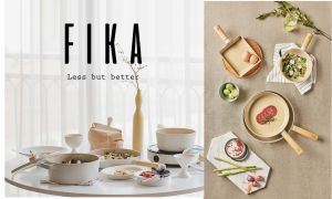 [HÀNG CHÍNH HÃNG] Bộ 2 nồi sâu chống dính bếp từ FIKA NEOFLAM Hàn Quốc Nồi sâu chống dính đế từ 18cm cán dài nồi nông chống dính đề từ 22cm (trắng ngà)