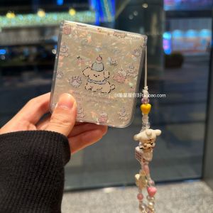 Foldable Cake Dog Shell Pattern Mobile Phone Case Protective Cover for Xiaomi Mixflip2 Zflip76 Huawei Pocket2 Honor Magicvflip2