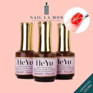 Nước phá gel HeYu chính hãng (15ml) - Dung dịch phá gel phá bột 2 trong 1 chuyên dụng cho thợ nail