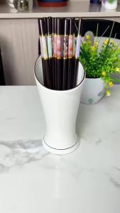 Bamboo Chopsticks Reusable Non Slip Sticks for Sushi Durable Lightweight Food Chopsticks for Home Dinner