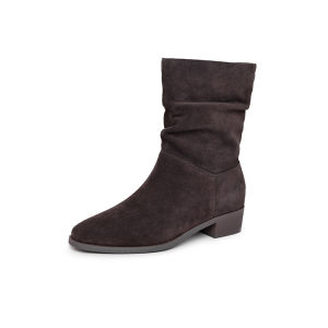Reemoor | Giày Boots Thời Trang Kiểu Anh Cổ Điển Đế Nhọn Gót Dày Tăng Chiều Cao