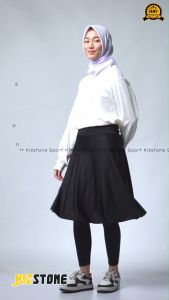 Legging Rok Olahraga Wanita / Legging Rok Senam / Celana Olahraga Wanita