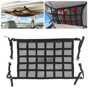 Car Ceiling Storage Net Auto Roof Sundries Storage Bag/Camping Cargo Organizer In Car/Auto Pocket Accessoires