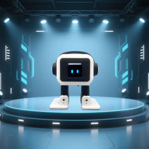AI EMO Robot 1.54inches Screen Electronic Toys Intelligent Interactive Robots Voiceprint Recognition Companion for Child Gifts