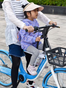 Foldable Front Childrens Bicycle Seat Portable Shared Bike Seat Small Yellow Bike Child Seat Lightweight Acrono ETZY006