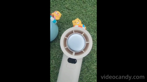 พัดลมมือถือ Air Cooler Fan (Ryan / Choonsik) พัดลมพกพาแบบชาร์จไฟ ขนาดเล็ก พกง่าย ลมแรง น่ารักสุดๆ