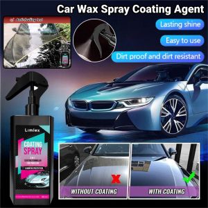 Waterless Car Wash Spray Car Coating Agent Car Wax Polish Spray Oil Film Cleaner Antifouling And Water Repellent