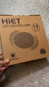 HIET LED Ceiling Lamp 15W/24W/28W 2 Pin Energy Saving Round Flush Mount Light