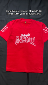 Blueskids Kaos Couple Family Agustusan Anak Dan Dewasa Motif Terbanglah Garuda