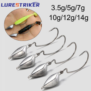 Lurestiker 20pcs 3.5g 5g 7g 10g 12g 14g Sinker Jig Water Bullet Weight for Crank Lure Bait Worm Hooks Offset Fishing Tackle