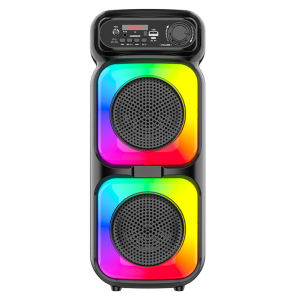 BT Karaoke Machine Support MIC/TF/USB/AUX Wireless Speaker with Microphone for Party Outdoor Travel Birthday Gift